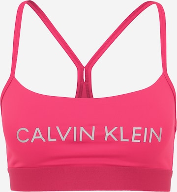 Calvin Klein Sport Podprsenka - ružová: predná strana