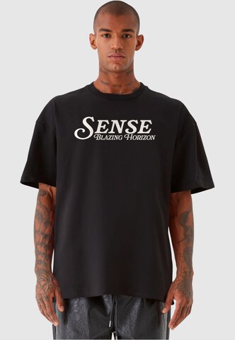 9N1M SENSE Футболка 'Blazing Horizon' в Черный: спереди