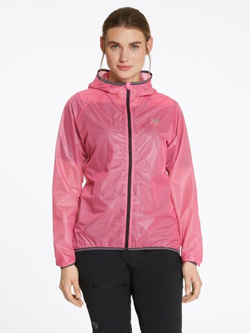 ZIENER Athletic Jacket 'NATINA' in Pink: front