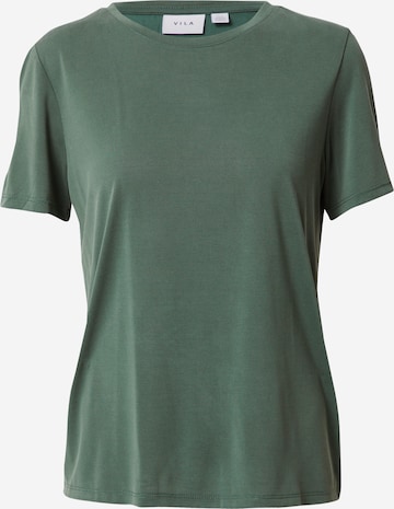 VILA T-shirt i grön: framsida