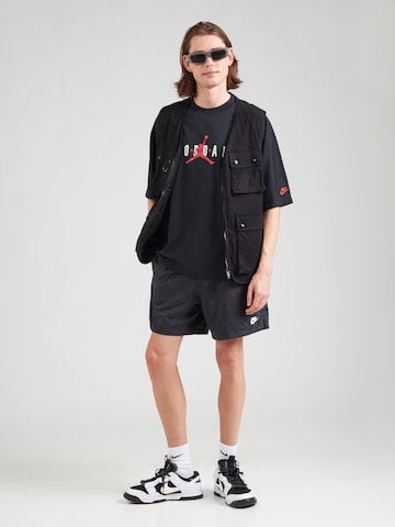 Jordan T-Shirt 'AIR' in Schwarz