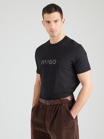 HUGO Футболка 'Dumeo' в Черный: спереди