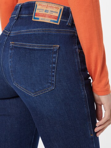 DIESEL Skinny Jeans 'SLANDY' in Blauw