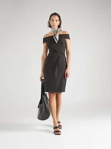 Lauren Ralph Lauren Koktejlové šaty – šedá