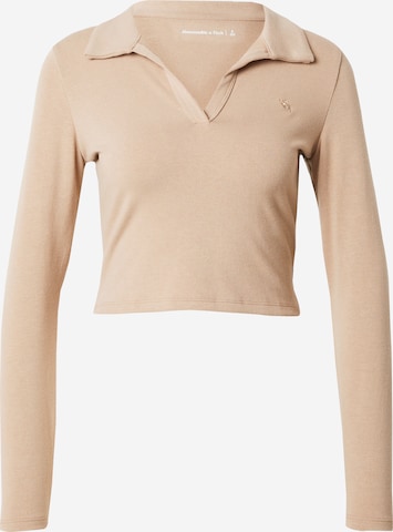 Abercrombie & Fitch Skjorte i brun: forside