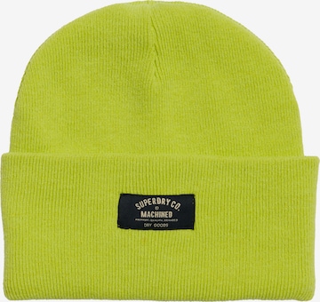 Bonnet Superdry en vert : devant