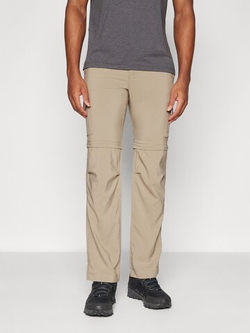 COLUMBIA Regular Outdoor панталон 'Silver Ridge™' в кафяво: отпред