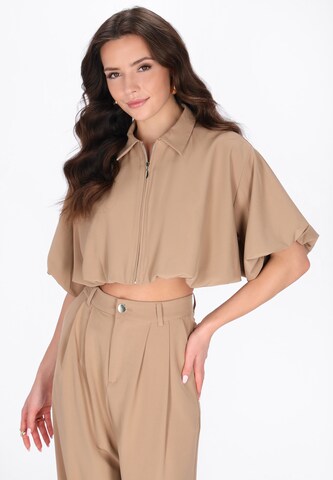 Veste mi-saison faina en gris : devant