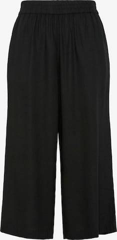 Pantaloni 'PCPia' di PIECES in nero: frontale