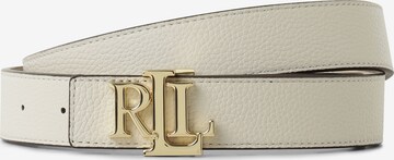 Lauren Ralph Lauren Belt 'REV' in Beige: front