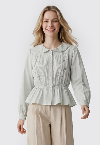 Usha - Blusa em cinzento: frente