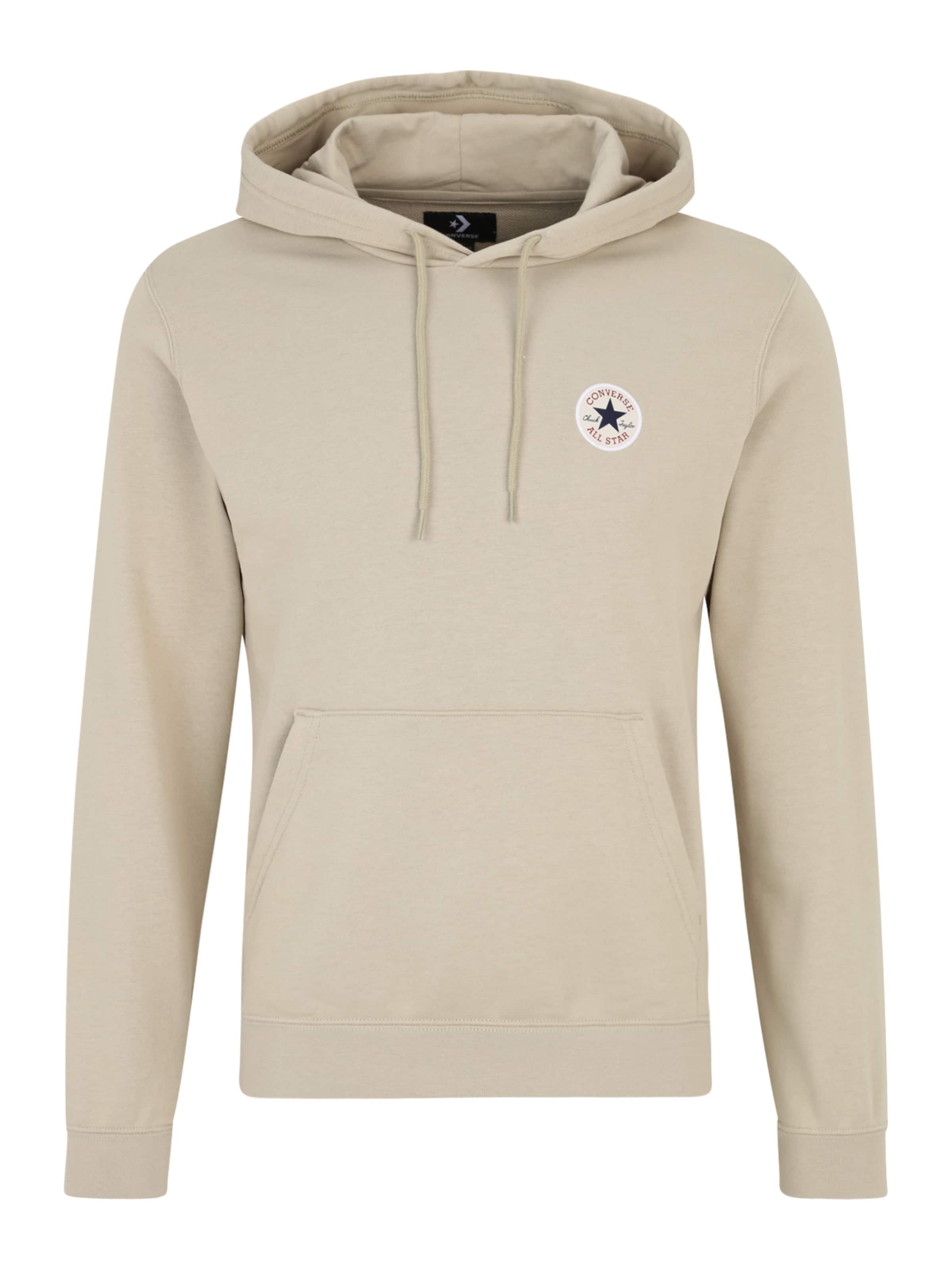 CONVERSE Mikina – béžová: přední strana