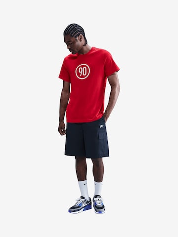 NIKE Funktionsshirt 'Total 90' in Rot: Vorderseite