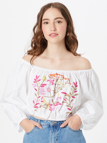 Lindex Blouse 'Sallie' in White: front