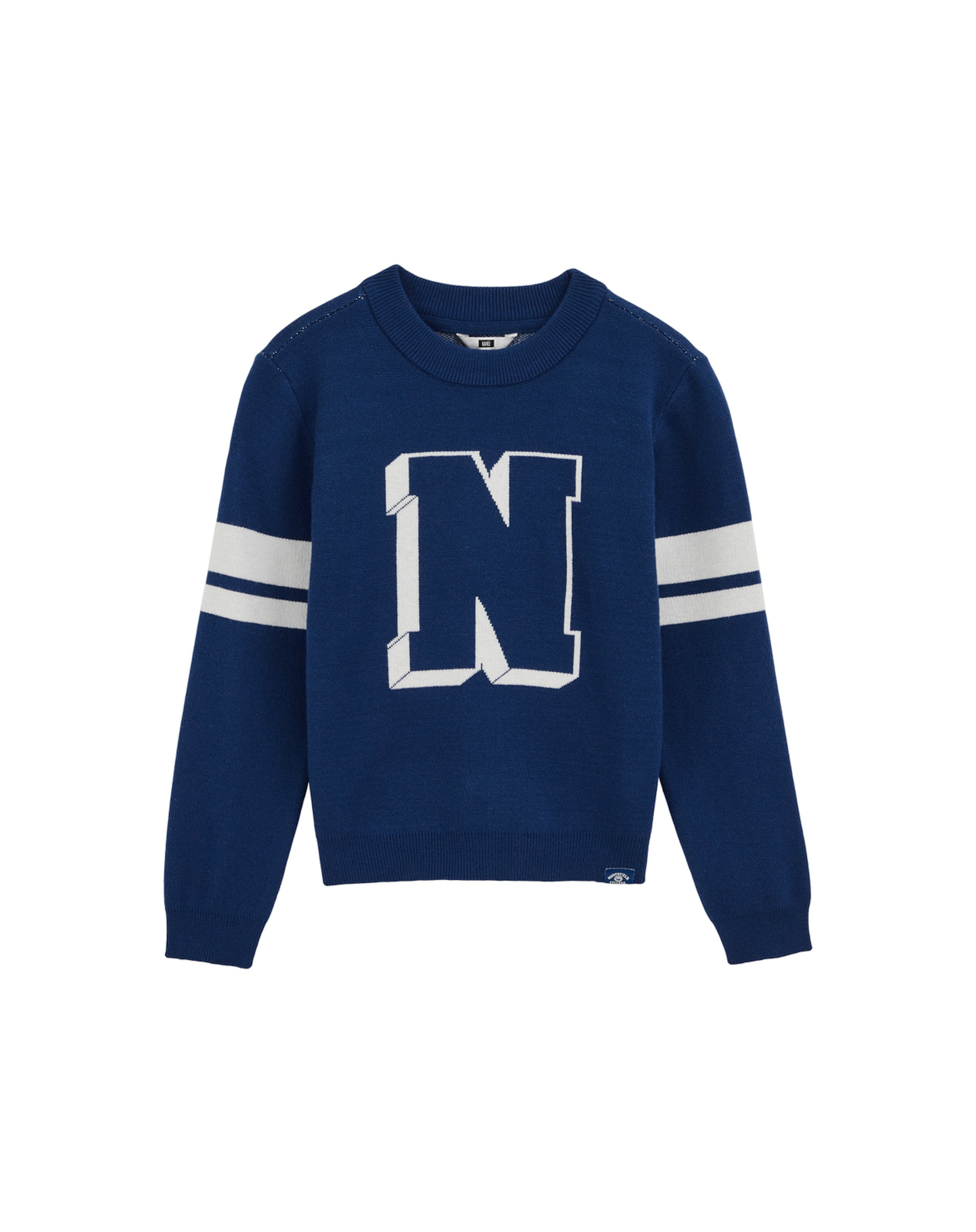 WE Fashion Sweter w kolorze niebieski: przód