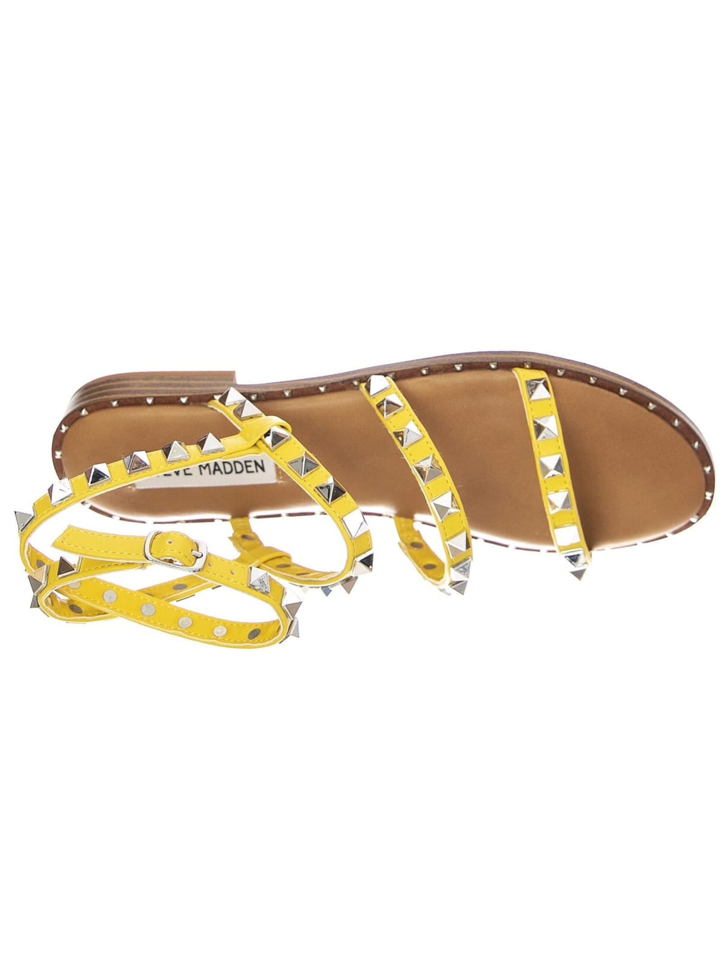 STEVE MADDEN Sandały 'Travel' w kolorze żółty