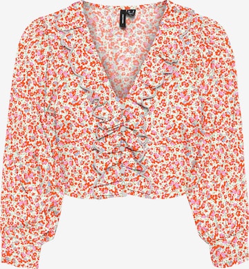 Camicia da donna 'Nica' di VERO MODA in arancione: frontale