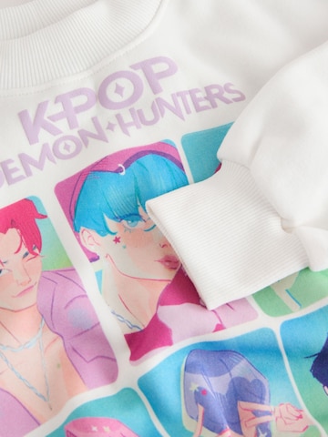 Next Sweatshirt 'K-Pop Demon Hunters' in Beige