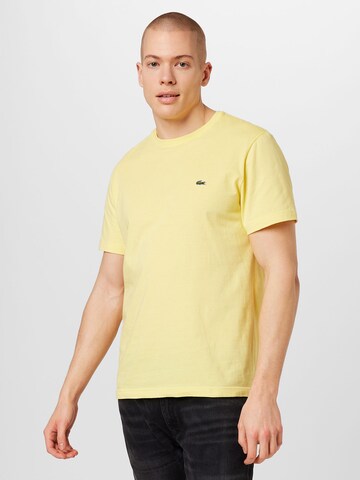 LACOSTE Regular Fit T-Shirt in Gelb: predná strana