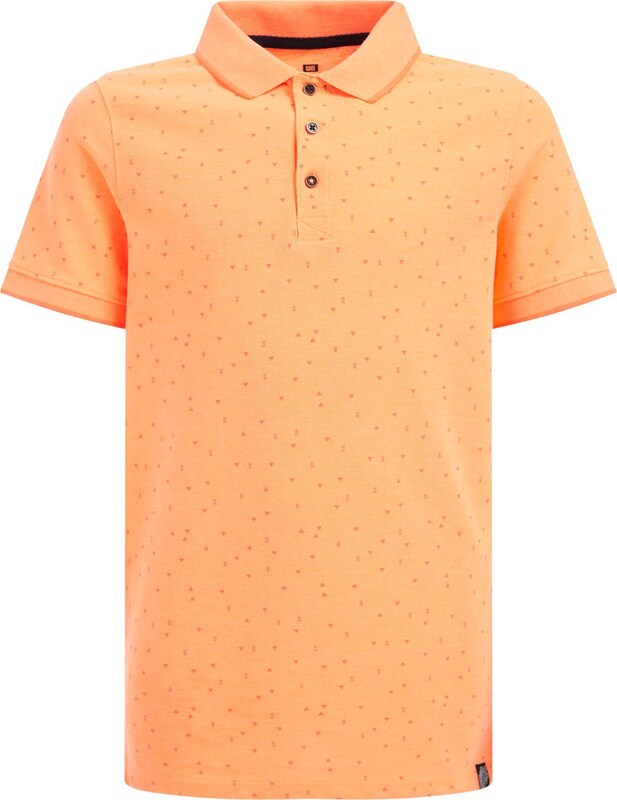 WE Fashion Poloshirt in Hellorange Dunkelorange WE Fashion Poloshirt in Hellorange Dunkelorange