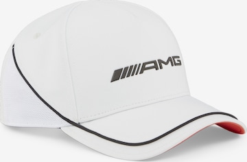 PUMA Athletic Cap in White: front