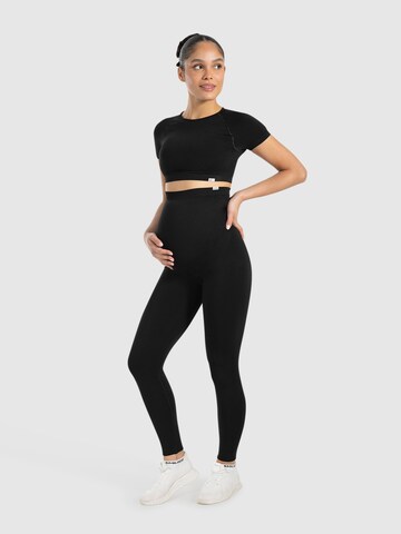 Smilodox Slimfit Leggings ' Lorraine ' in Zwart