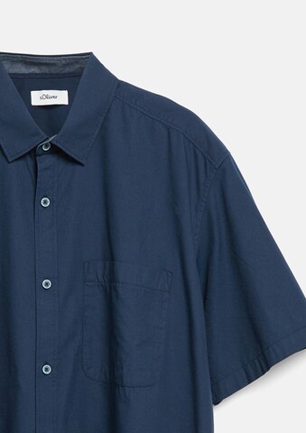 Coupe regular Chemise s.Oliver en bleu