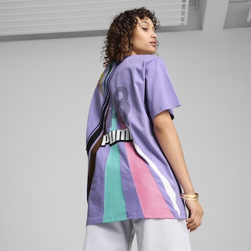 PUMA Shirt 'Equal Love Confederation' in Lila: voorkant