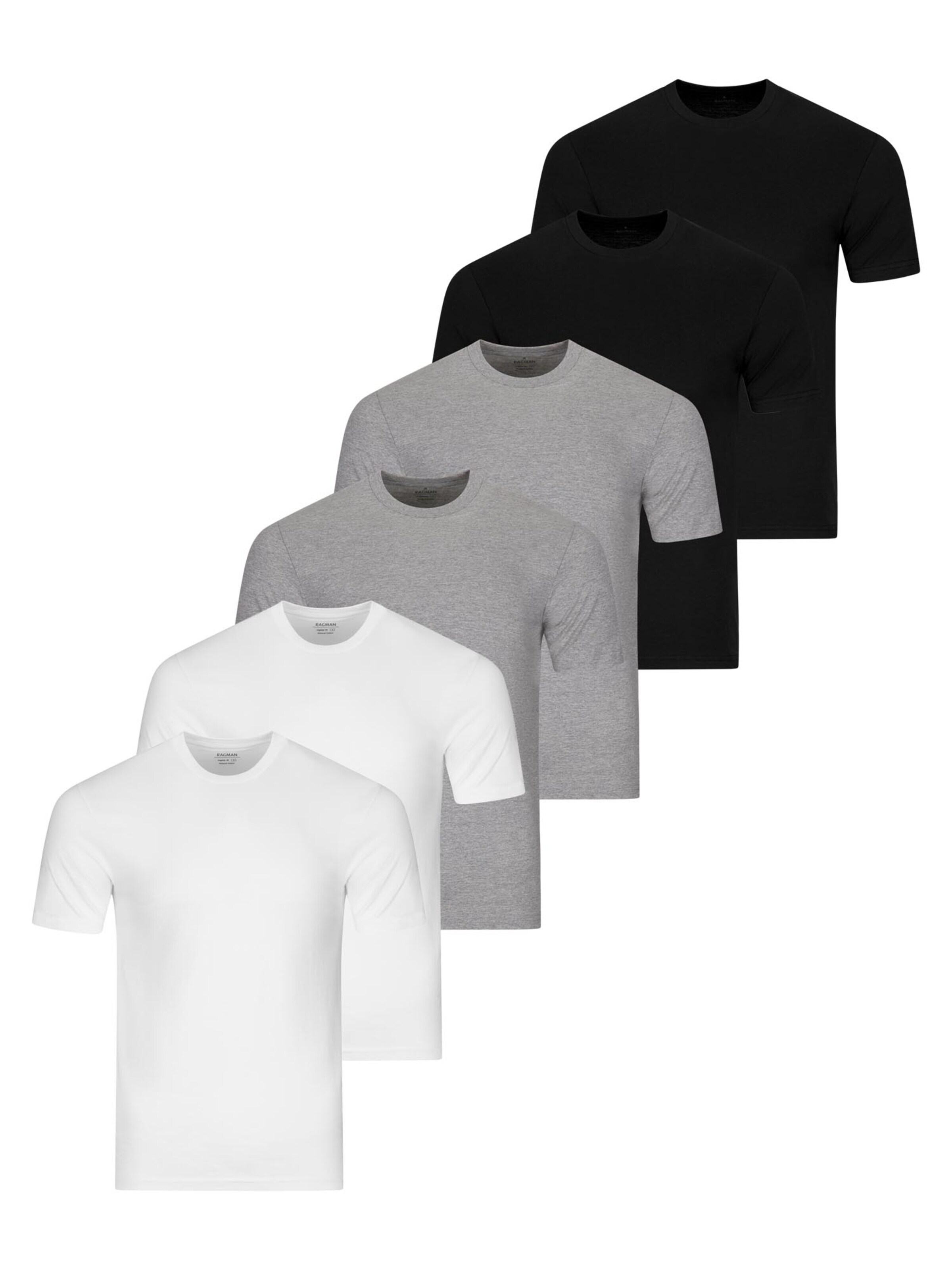Ragman Undershirt 'Basic' in Mixed colors: front