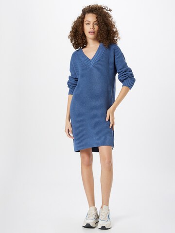 VILA Gebreide jurk 'Nia' in Blauw