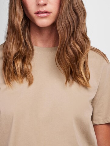 PIECES T-Shirt 'RIA' in Beige