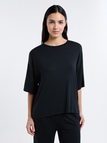 ETAM Slaapshirt 'Kate' in Zwart: voorkant