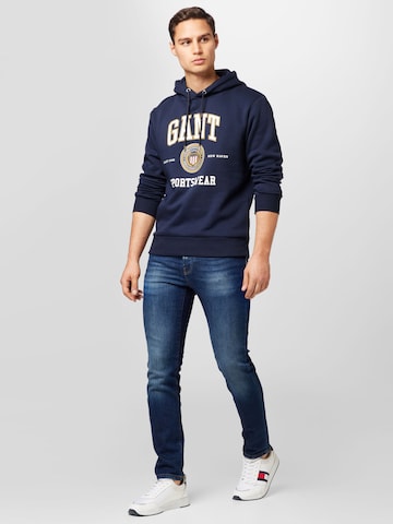 Goldgarn Slimfit Jeans i blå
