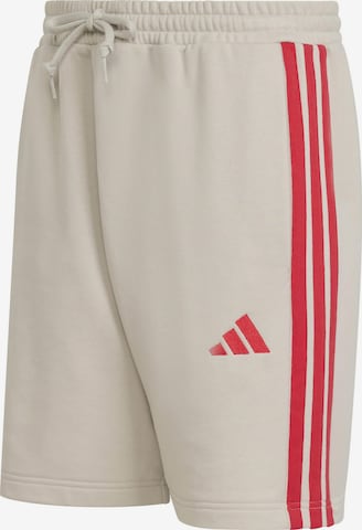 ADIDAS SPORTSWEAR Workout Pants 'Essentials' in Beige: front