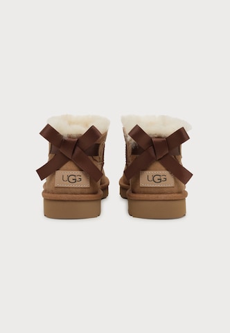 UGG Boots 'Ultra Mini Bailey Bow' in Brown