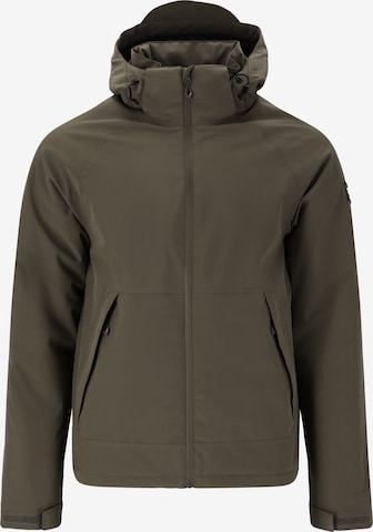 Weather Report Outdoorjacke 'Brennon' in Grün: Vorderseite