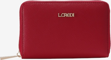 L.CREDI Wallet 'Ebba' in Red: front