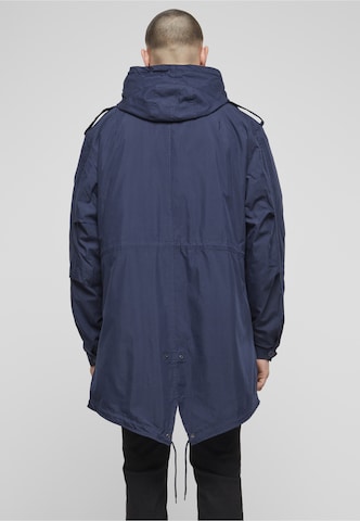 Brandit Between-Seasons Parka 'M51 US' in Blue