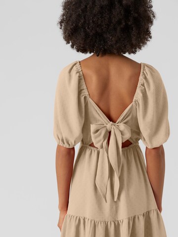 VERO MODA Kleid 'GRIT' in Beige