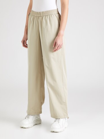 Loosefit Pantalon NA-KD en beige : devant