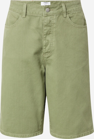ABOUT YOU x Kevin Trapp Regular Панталон 'Torben' в зелено: отпред