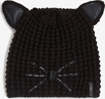 Karl LagerfeldKapa ' ESSENTIAL CHOUPETTE ' - crna boja: prednji dio