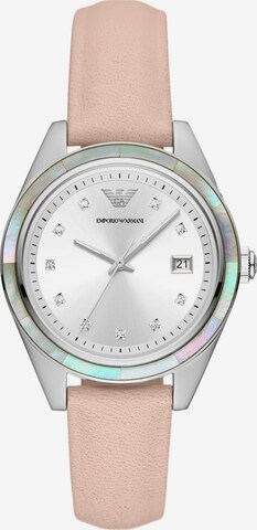 Emporio Armani Uhr in Silber: predná strana