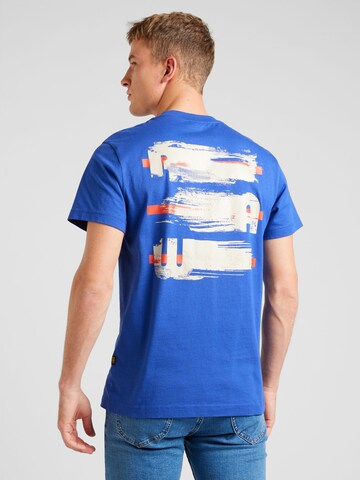 Tricou de la G-STAR pe albastru: față