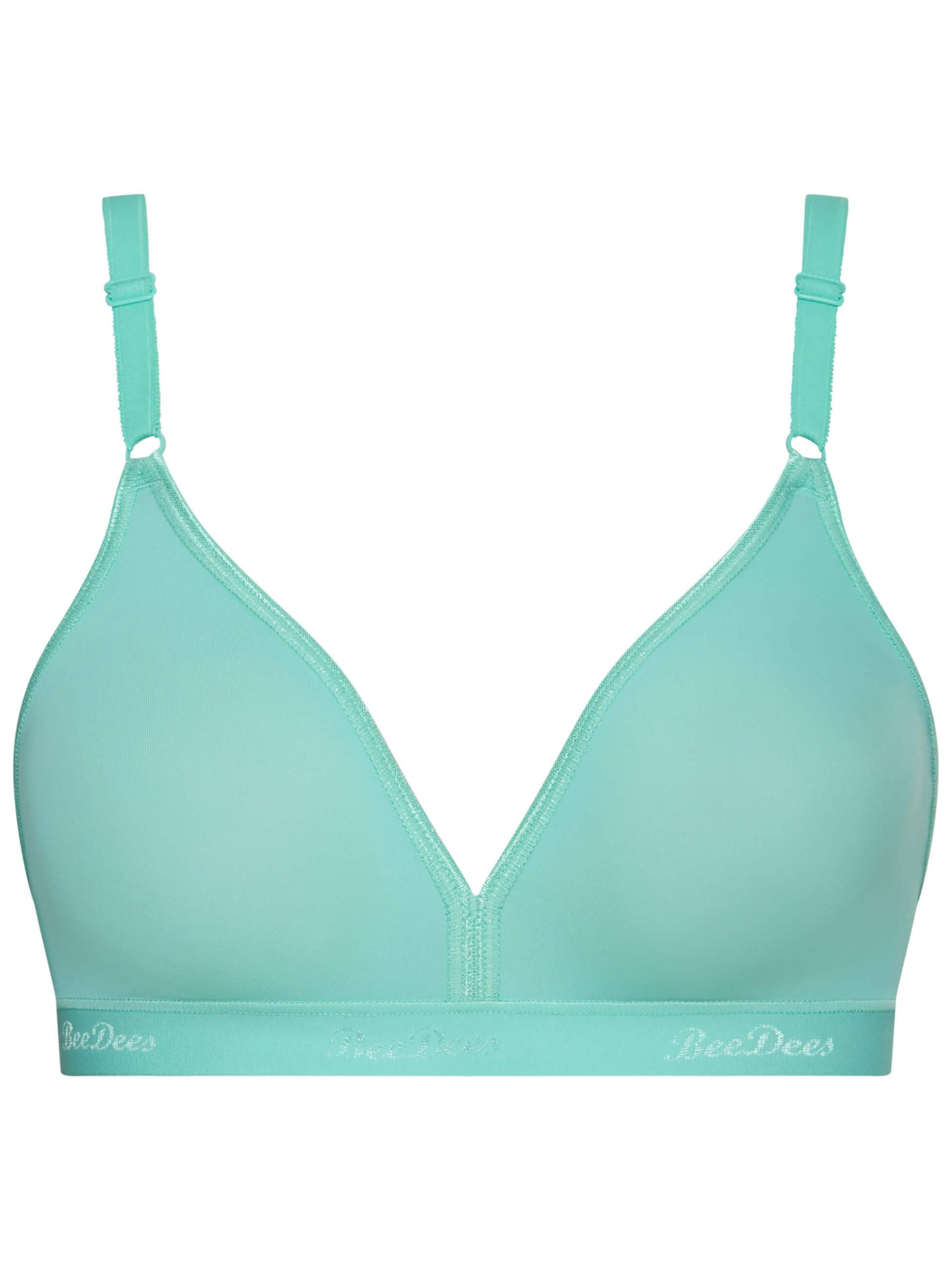 BeeDees Triangel BH 'Soft-BH Microfun N'‌‌‌‌ in Blau: Vorderseite