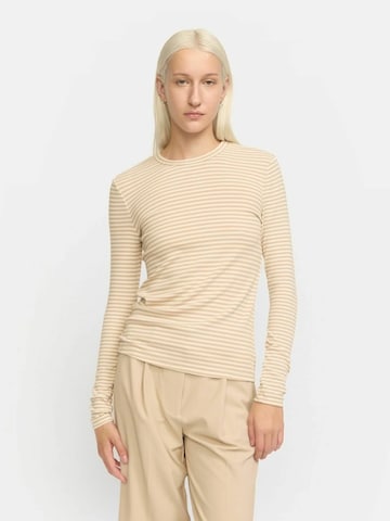 T-shirt 'Fenja' Soft Rebels en beige : devant