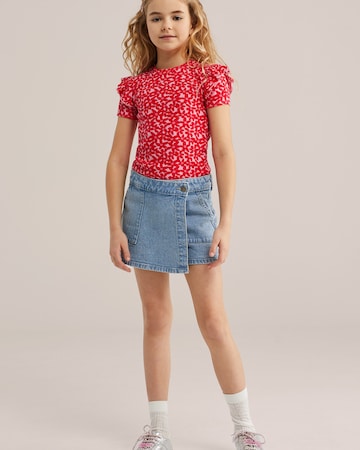 WE Fashion Футболка в Ярко-розовый