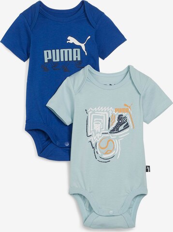 Barboteuse / body 'MINICATS' PUMA en bleu : devant