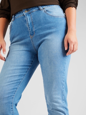 ABOUT YOU Curvy Skinny Jeans 'Hanna' in Blauw