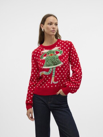 VERO MODA Trui ''SPARKLE' in Rood: voorkant